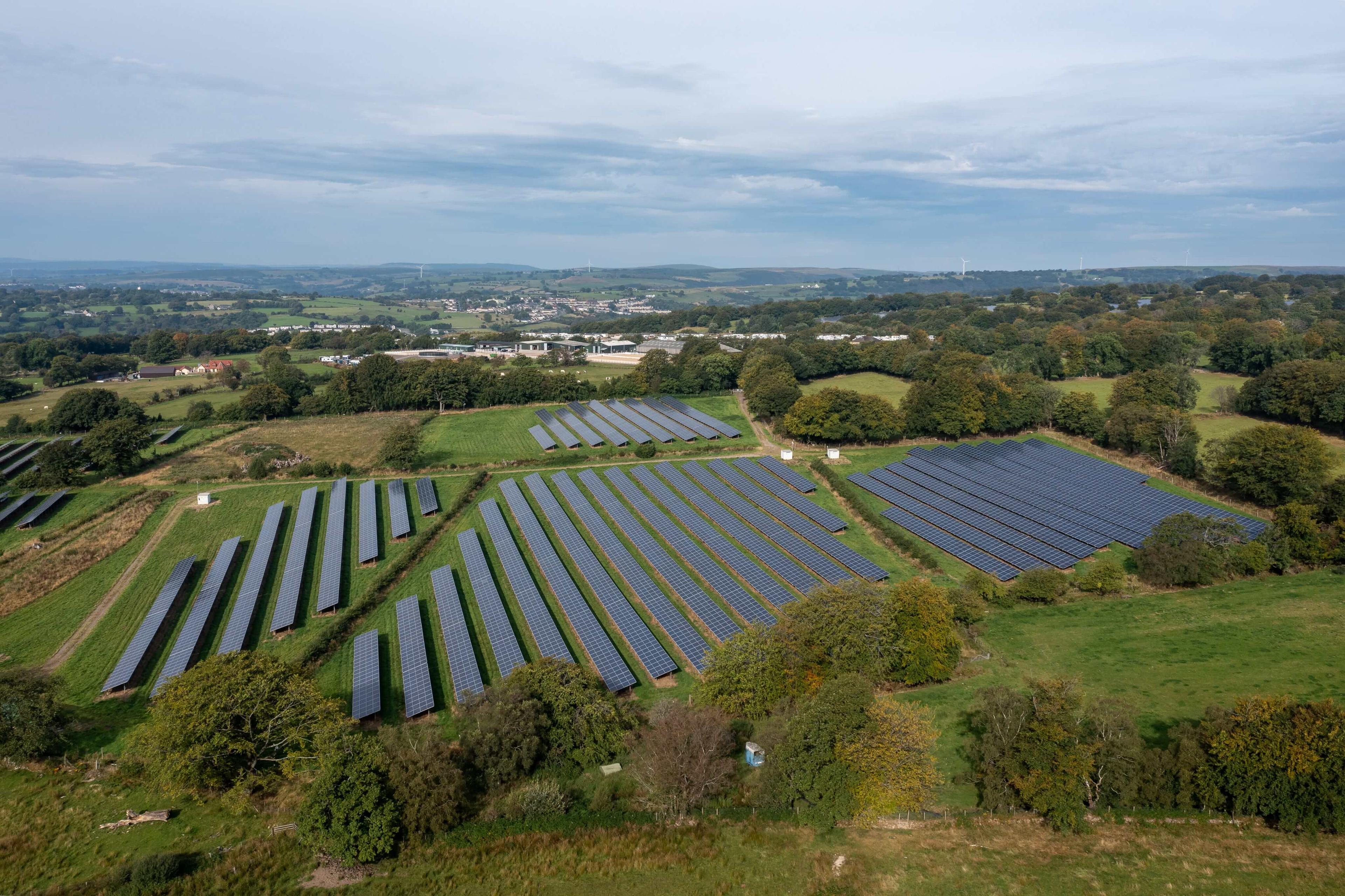 Solar Farm near town