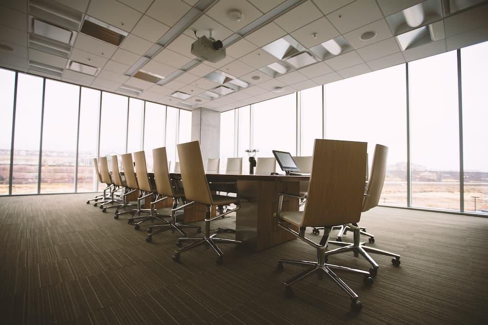 Small business empty conference room